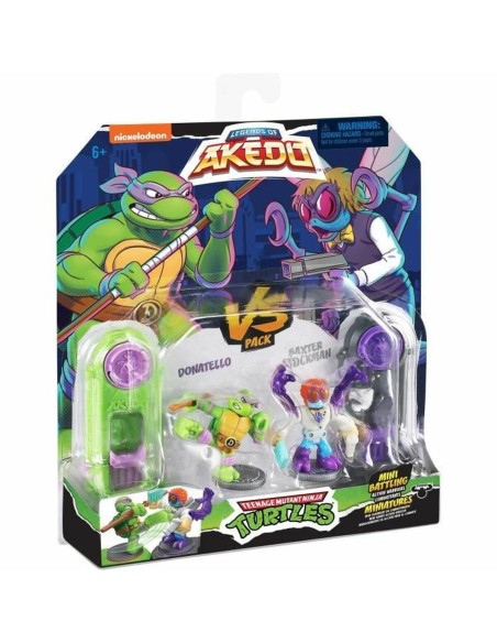 Combat figures Teenage Mutant Ninja Turtles Legends of Akedo: Donatello vs Baxter Stockman