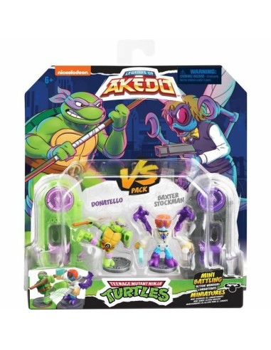 Combat figures Teenage Mutant Ninja Turtles Legends of Akedo: Donatello vs Baxter Stockman