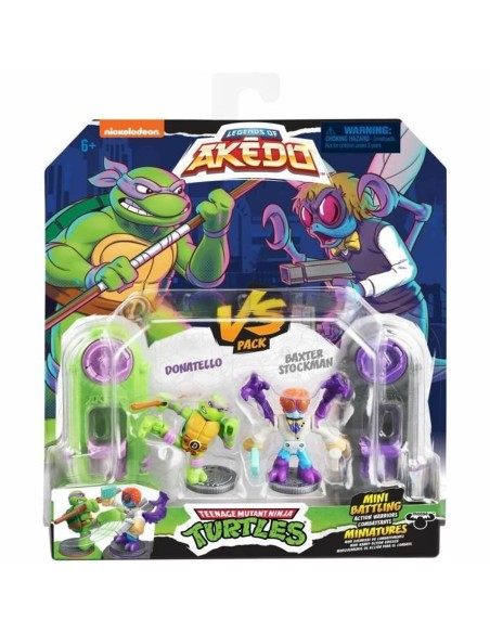 Combat figures Teenage Mutant Ninja Turtles Legends of Akedo: Donatello vs Baxter Stockman