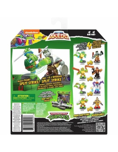 Combat figures Teenage Mutant Ninja Turtles Legends of Akedo: Donatello vs Baxter Stockman