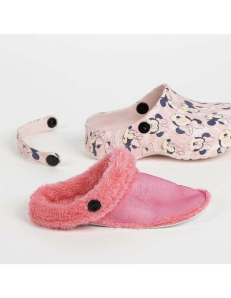 House Slippers Minnie Mouse Pink