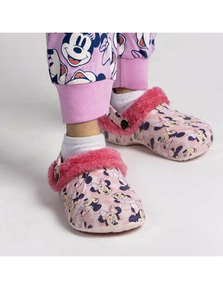 House Slippers Minnie Mouse Pink