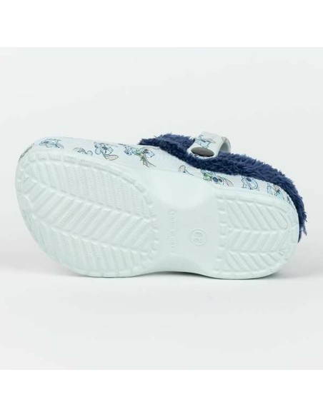 House Slippers Stitch Light Blue