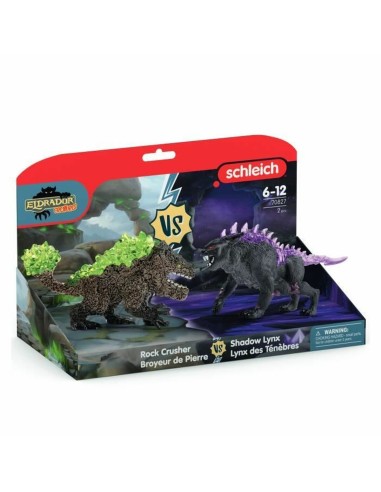 Action Figure Schleich Dark Lynx vs Stone Crusher Duo Figurines