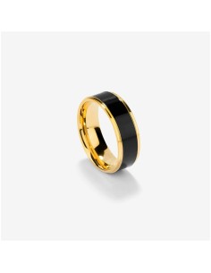 Men's Ring Radiant RH000137-26 26 Black Golden 2
