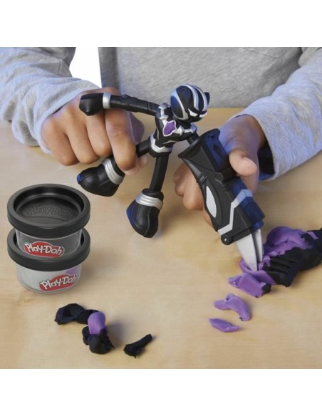 Modelling Clay Game Play-Doh Black Panther garras afiladas noir