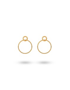 Ladies' Earrings 24KAE 42409Y Golden