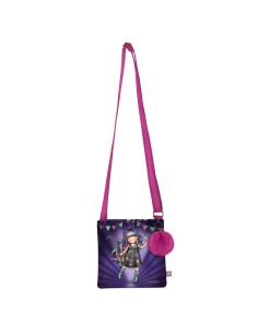 Shoulder Bag Gorjuss Up and away Purple (21 x 20 x 1.5 cm)