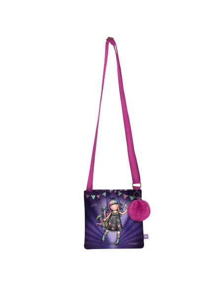 Shoulder Bag Gorjuss Up and away Purple (21 x 20 x 1.5 cm)