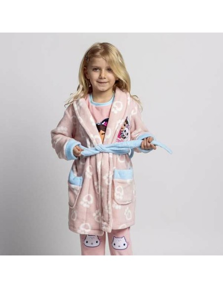 Children's Dressing Gown Gabby's Dollhouse Pink