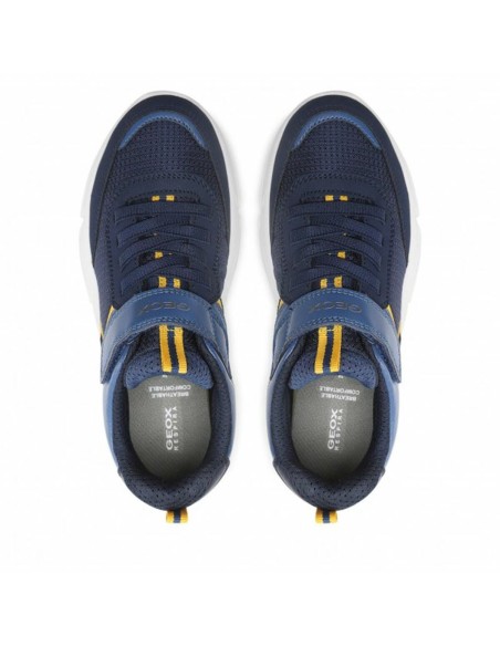 Sports Shoes for Kids Geox J Aril Bungee Navy Blue