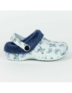 House Slippers Stitch Light Blue 2