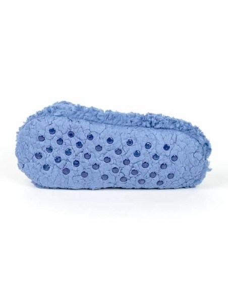 House Slippers Stitch Blue