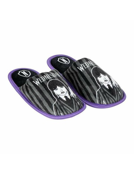 House Slippers Wednesday Black