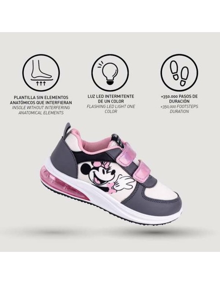 Sports Shoes for Kids Minnie Mouse Grey