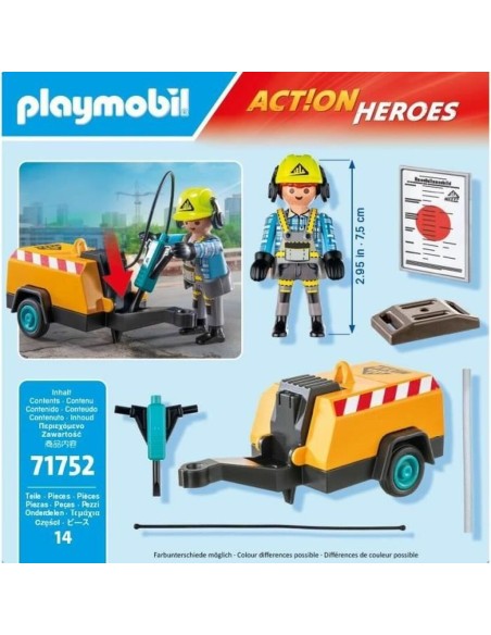 Vehicle Playset Playmobil 71752 14 Pieces