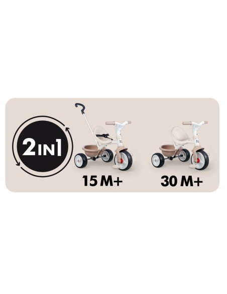 Tricycle Smoby Be move Beige
