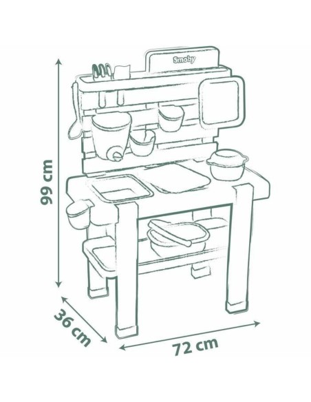 Toy kitchen Smoby Life - Mud Kitchen