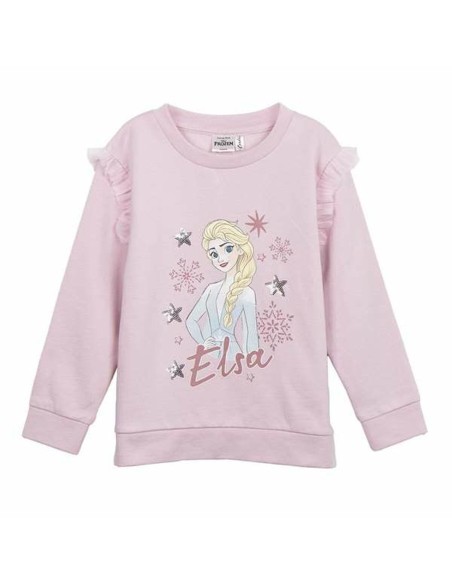 Unisex Sweatshirt without Hood Frozen Light Pink
