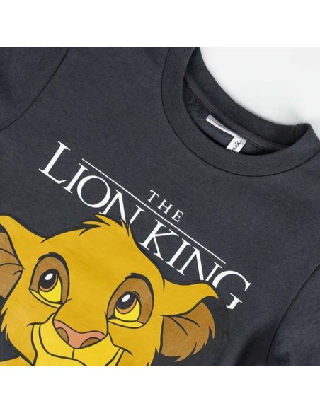 Unisex Sweatshirt without Hood The Lion King Dark grey