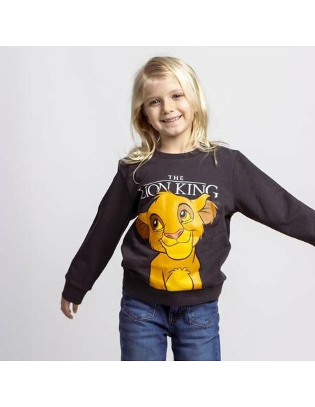 Unisex Sweatshirt without Hood The Lion King Dark grey