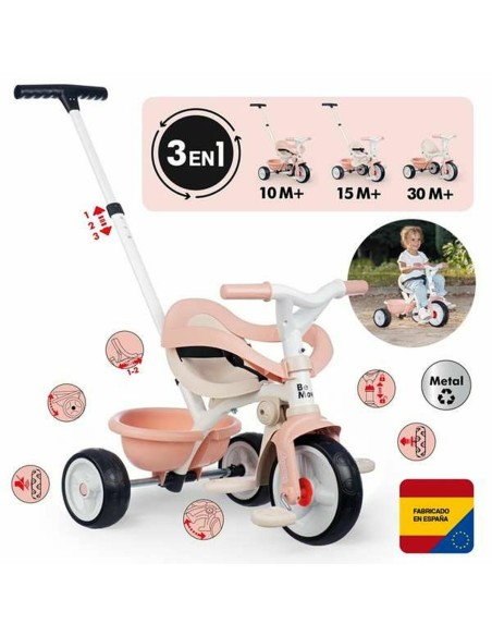 Tricycle Smoby Be Move Confort Pink