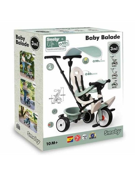 Tricycle Smoby S.Life Balade Multicolour