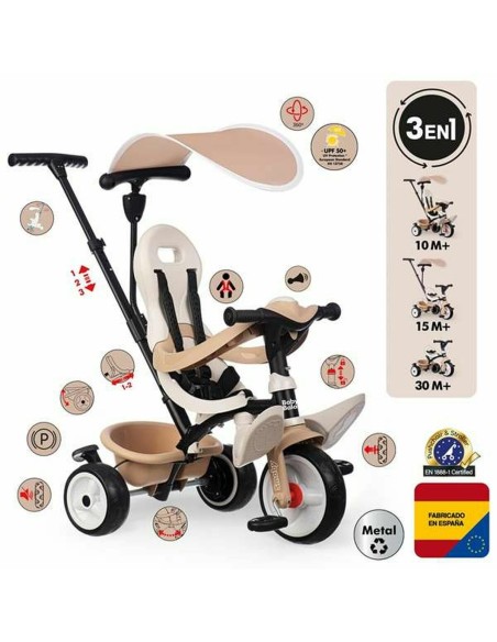 Tricycle Smoby Beige