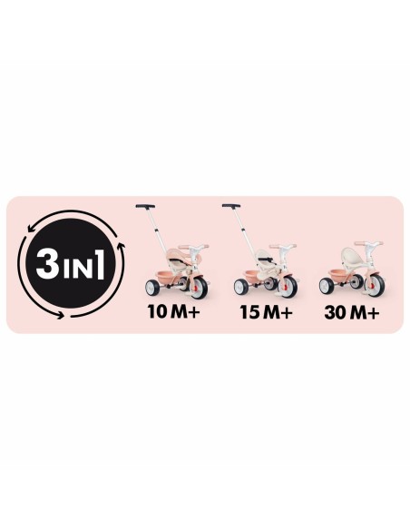 Tricycle Smoby Be Move Confort Pink