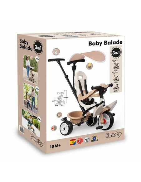 Tricycle Smoby Beige