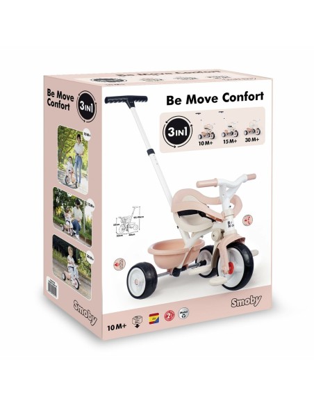 Tricycle Smoby Be Move Confort Pink