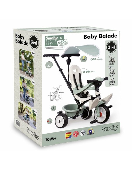 Tricycle Smoby S.Life Balade Multicolour
