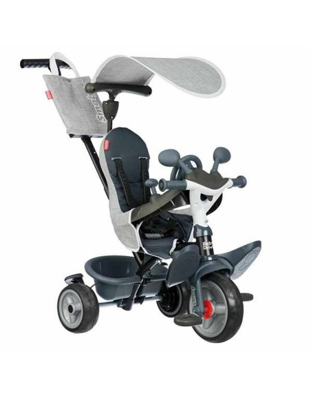 Tricycle Smoby Baby Driver Grey