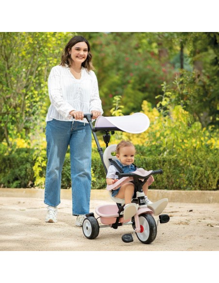 Tricycle Smoby Paseo para bebés Pink