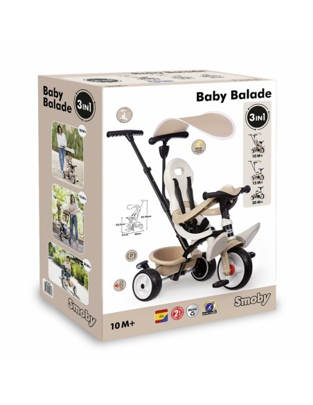 Tricycle Smoby Beige