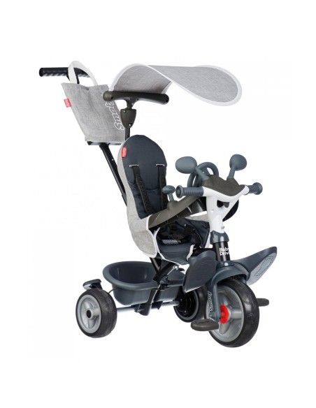 Tricycle Smoby Baby Driver Grey
