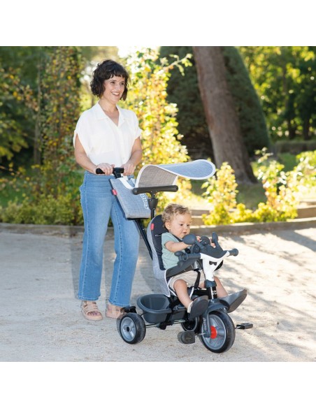 Tricycle Smoby Baby Driver Grey
