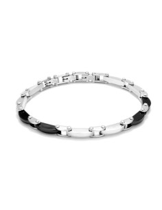 Men's Bracelet Radiant RH000003 Black Silver
