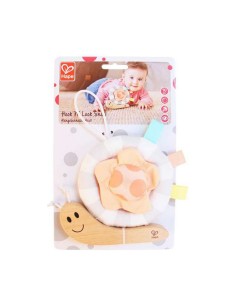 Rattle Cuddly Toy Hape Snail 16,5 x 3 cm 2