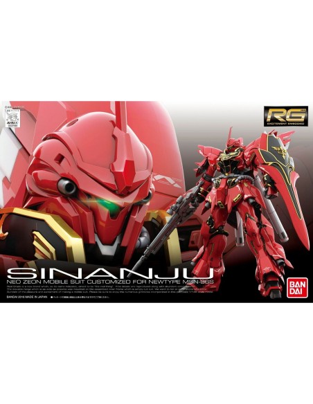 Collectable Figures Bandai RG - 1/144 SINANJU