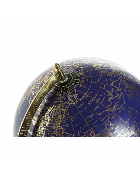 Globe DKD Home Decor Blue Golden Metal 27 x 25 x 36 cm