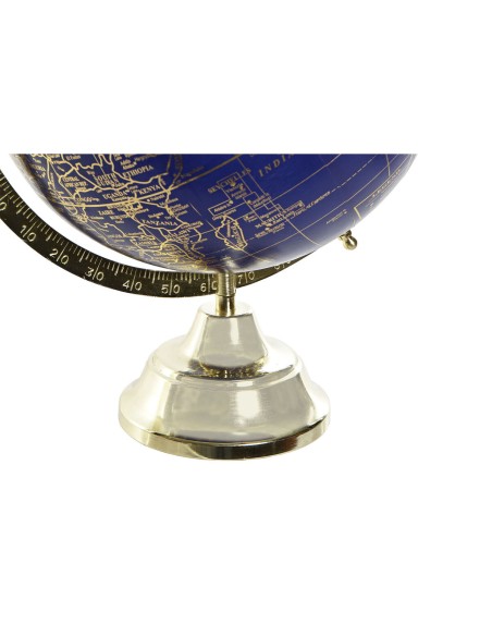 Globe DKD Home Decor Blue Golden Metal 27 x 25 x 36 cm