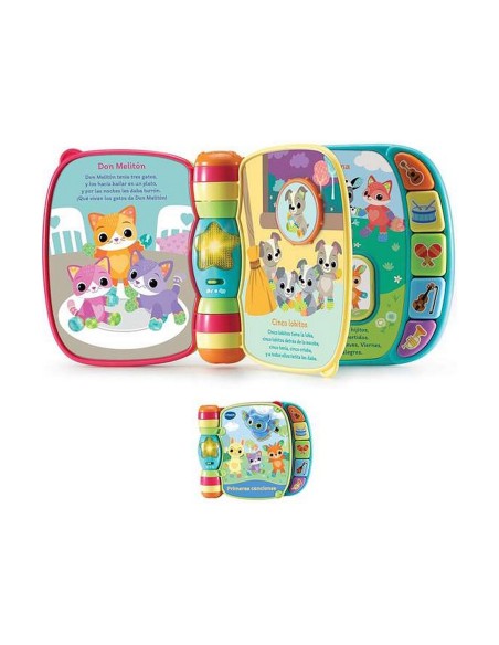 Baby toy Vtech Libro musical primeras canciones. 19 x 22 x 4 cm