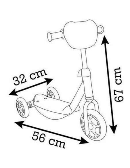 Tricycle Smoby Stitch 3R