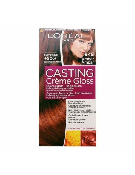 Dye No Ammonia Casting Creme Gloss L'Oreal Make Up Amber