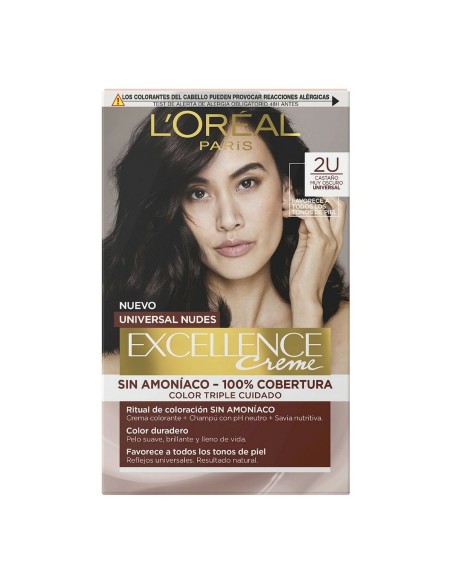Dye No Ammonia L'Oreal Make Up Excellence 2u-darkest brunette