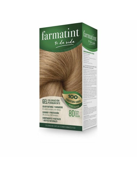 Permanent Dye Farmatint 8d-Rubio Claro Dorado Gel