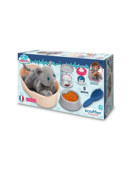 Fluffy toy Ecoiffier Cat Multicolour