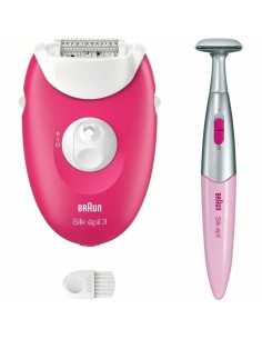 Electric Hair Remover Braun 3-202 Fuchsia