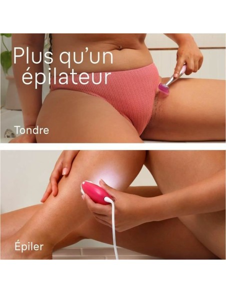 Electric Hair Remover Braun 3-202 Fuchsia